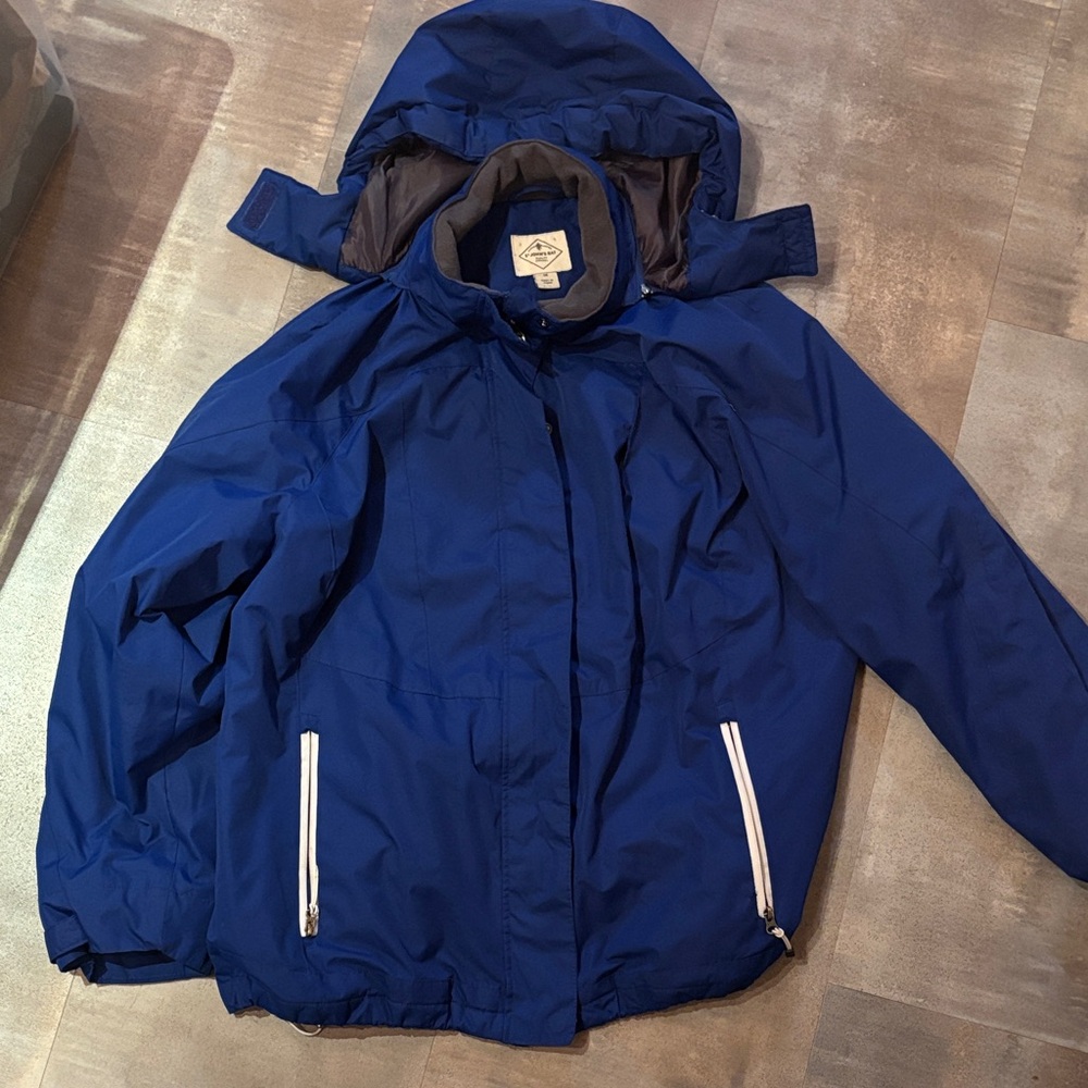 St. John's Bay Women's Blue Ski Jacket size 1x